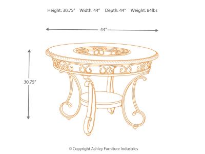 Round Dining Room Table D329-15