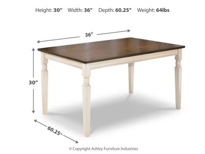 Rectangular Dining Room Table D583-25