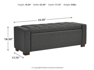 Storage Bench/Cortwell/Gray A3000224