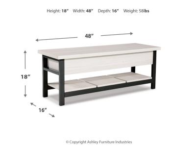 Storage Bench/Rhyson/White A3000312