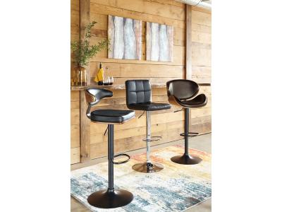 Tall UPH Swivel Barstool(2/CN) D120-130