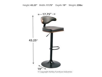 Tall UPH Swivel Barstool(1/CN) D120-330