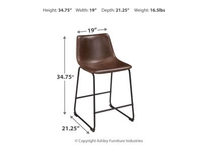 Upholstered Barstool (2/CN) D372-124