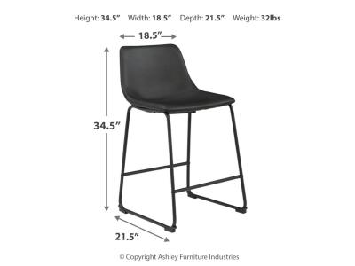 Upholstered Barstool (2/CN) D372-624