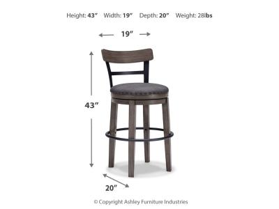 Tall UPH Swivel Barstool(1/CN) D388-230