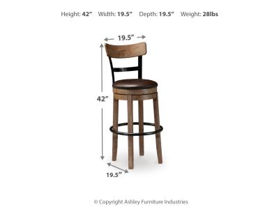 Tall UPH Swivel Barstool(1/CN) D542-130