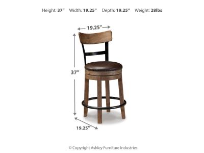 UPH Swivel Barstool (1/CN) D542-124