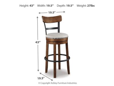 Tall UPH Swivel Barstool(1/CN) D546-430