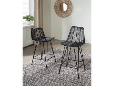 Upholstered Barstool (2/CN) D434-124