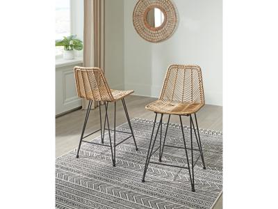 Upholstered Barstool (2/CN) D434-224