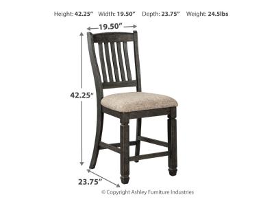 Upholstered Barstool (2/CN) D736-124