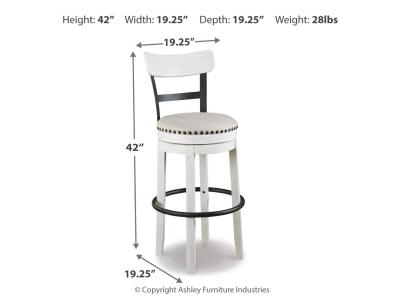 Tall UPH Swivel Barstool(1/CN) D546-530