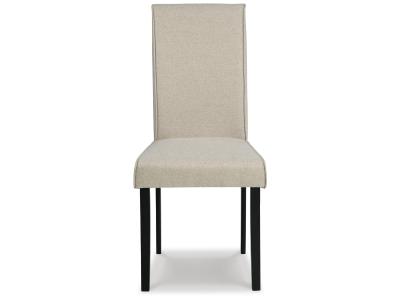 Kimonte Dining Side Chair in Dark Brown/Beige - D250-05