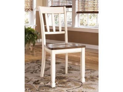 Whitesburg Dining Room Side Chair Brown/Cottage White - D583-02