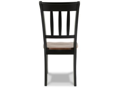 Owingsville Dining Side Chair in Black/Brown - D580-02