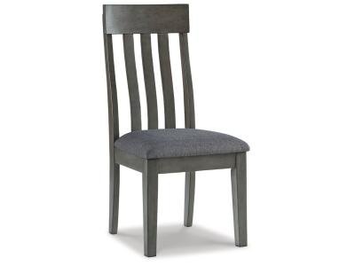 Hallanden Dining UPH Side Chair Two-tone Gray - D589-01