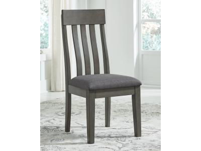 Hallanden Dining UPH Side Chair Two-tone Gray - D589-01