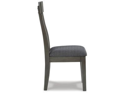 Hallanden Dining UPH Side Chair Two-tone Gray - D589-01