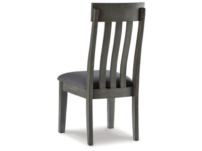 Hallanden Dining UPH Side Chair Two-tone Gray - D589-01