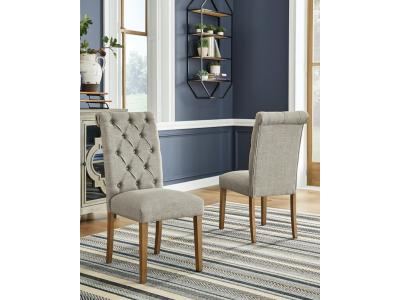 Harvina Dining Side Chair in Light Gray - D324-02