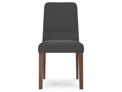 Lyncott Dining Side Chair Charcoal/Brown - D615-02