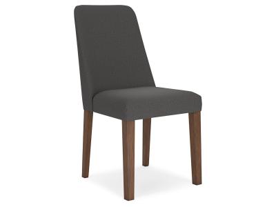 Lyncott Dining Side Chair Charcoal/Brown - D615-02