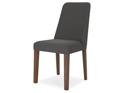 Lyncott Dining Side Chair Charcoal/Brown - D615-02