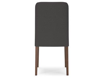 Lyncott Dining Side Chair Charcoal/Brown - D615-02