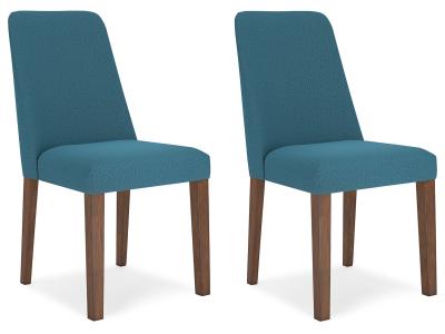 Lyncott Dining Side Chair Blue/Brown - D615-03