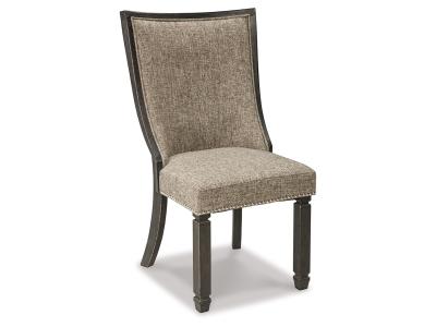 Tyler Creek Dining Side Chair Black/Grayish Brown - D736-02