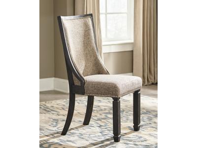 Tyler Creek Dining Side Chair Black/Grayish Brown - D736-02