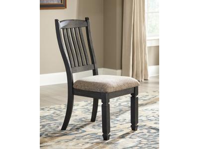 Tyler Creek Dining Side Chair Black/Grayish Brown - D736-01