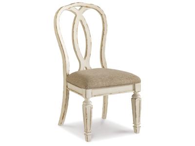 Realyn Dining Side Chair Chipped White - D743-02 