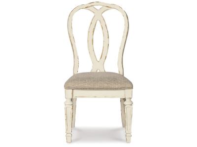 Realyn Dining Side Chair Chipped White - D743-02 