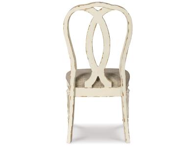 Realyn Dining Side Chair Chipped White - D743-02 