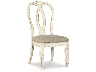 Realyn Dining Side Chair Chipped White - D743-02 