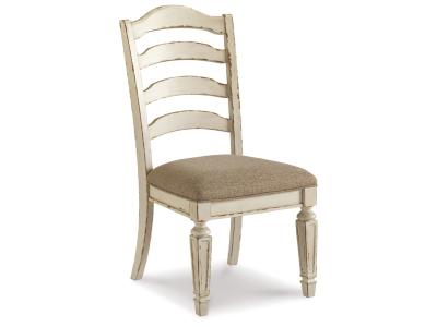 Realyn Dining Side Chair Chipped White - D743-01