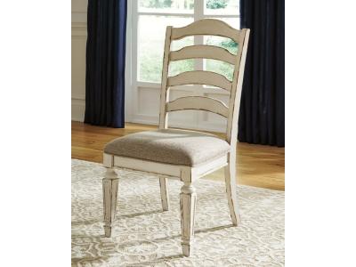 Realyn Dining Side Chair Chipped White - D743-01