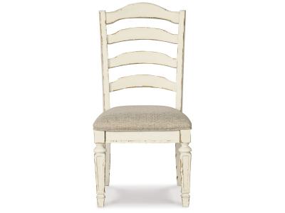 Realyn Dining Side Chair Chipped White - D743-01