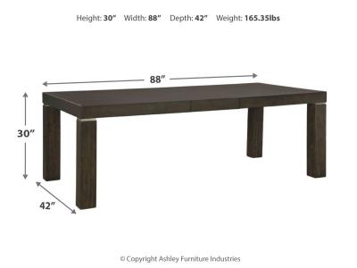 RECT Dining Room EXT Table D731-35