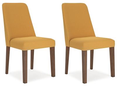 Lyncott Dining Side Chair Mustard/Brown - D615-04