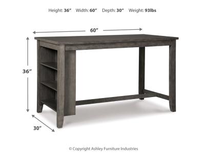 RECT Dining Room Counter Table D388-13