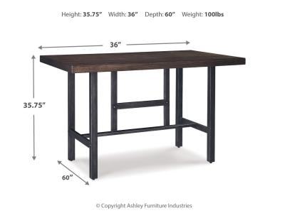 RECT Dining Room Counter Table D469-13