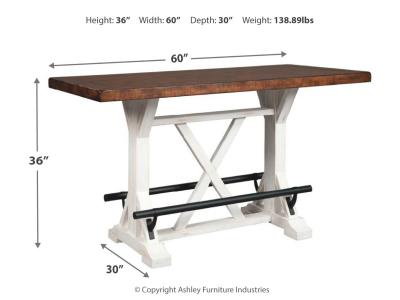 RECT Dining Room Counter Table D546-13