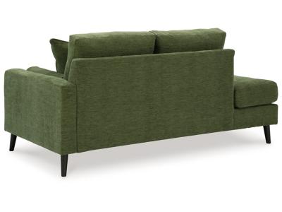 Bixler Right Corner Lounger in Olive - 2610717