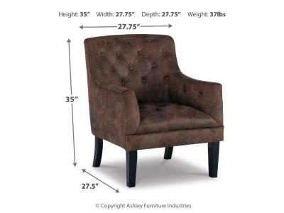 Accent Chair/Drakelle/Mahogany A3000051