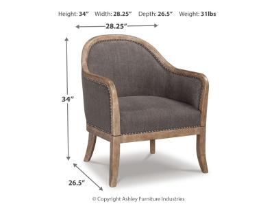 Accent Chair/Engineer/Brown A3000030