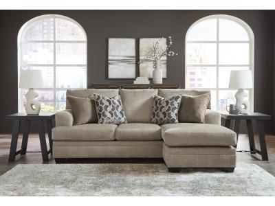 Stonemeade Stationary Fabric Sofa Chaise Taupe - 5950418