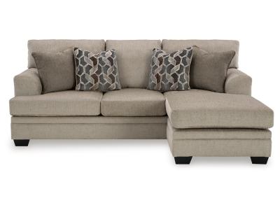 Stonemeade Stationary Fabric Sofa Chaise Taupe - 5950418