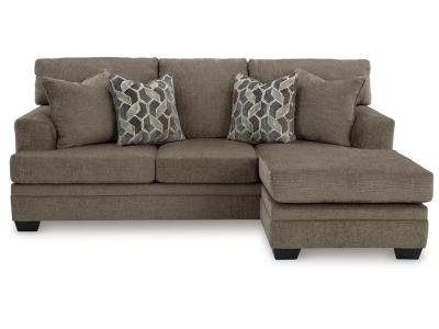 Stonemeade Stationary Fabric Sofa Chaise Nutmeg - 5950518